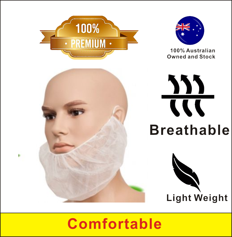 Disposable Beard Net Beard Cover Catering Kitchen Restaurant Food