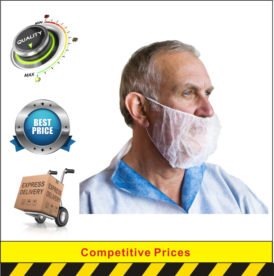 Disposable Beard Net Beard Cover Catering Kitchen Restaurant Food